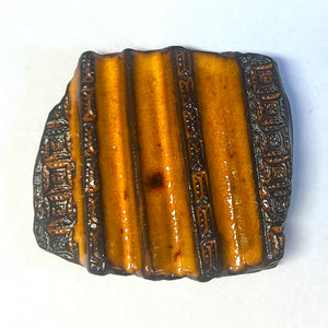 Seifenablage Keramik, orange