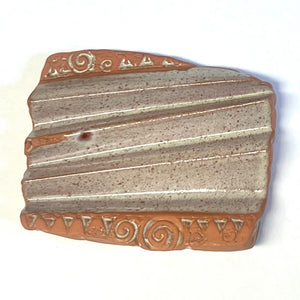 Seifenablage Keramik, beige