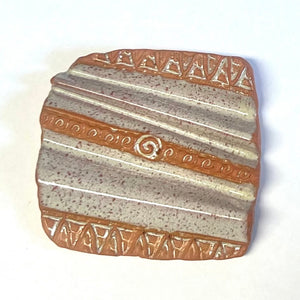 Seifenablage Keramik, beige
