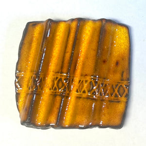 Seifenablage Keramik, orange